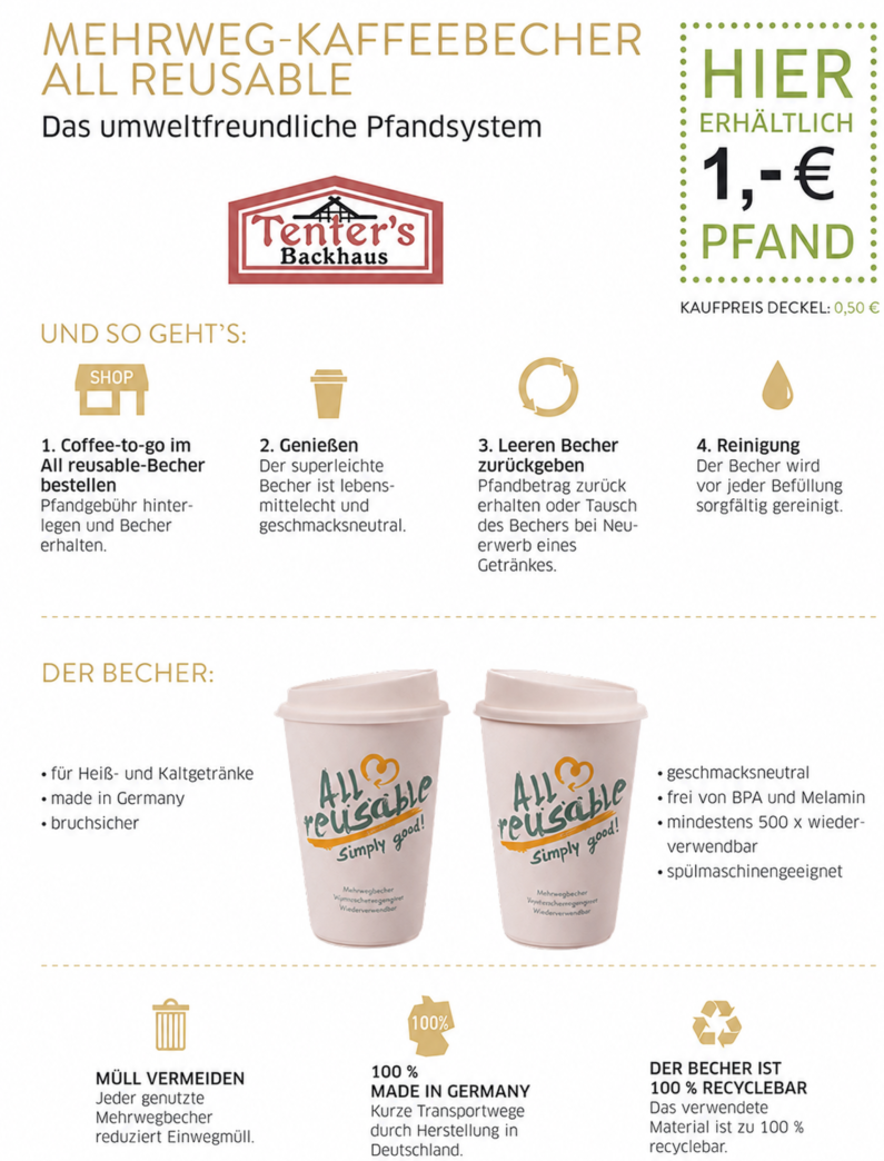 Mehrwegkaffee-Becher